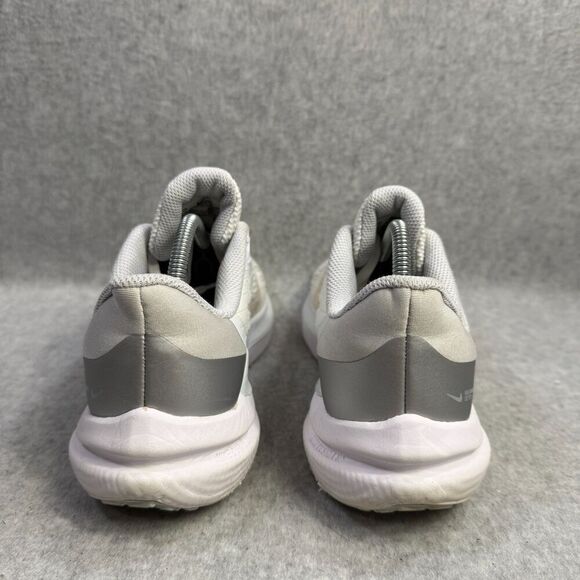Nike Shoes Womens Size 7 Winflo 9 White Grey Athletic Running Sneaker DD8686-100 - Picture 5 of 9